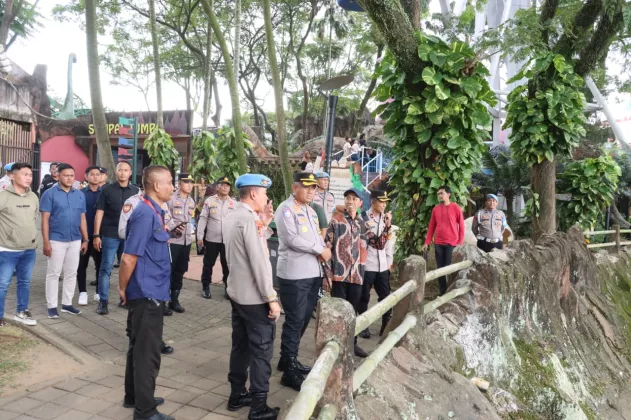 Polisi Perketat Pengamanan Lokasi Wisata di Tangerang