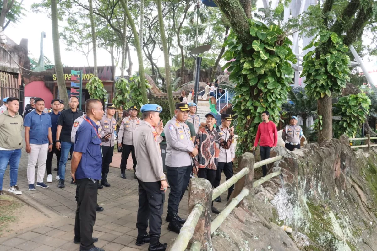 Polisi Perketat Pengamanan Lokasi Wisata di Tangerang