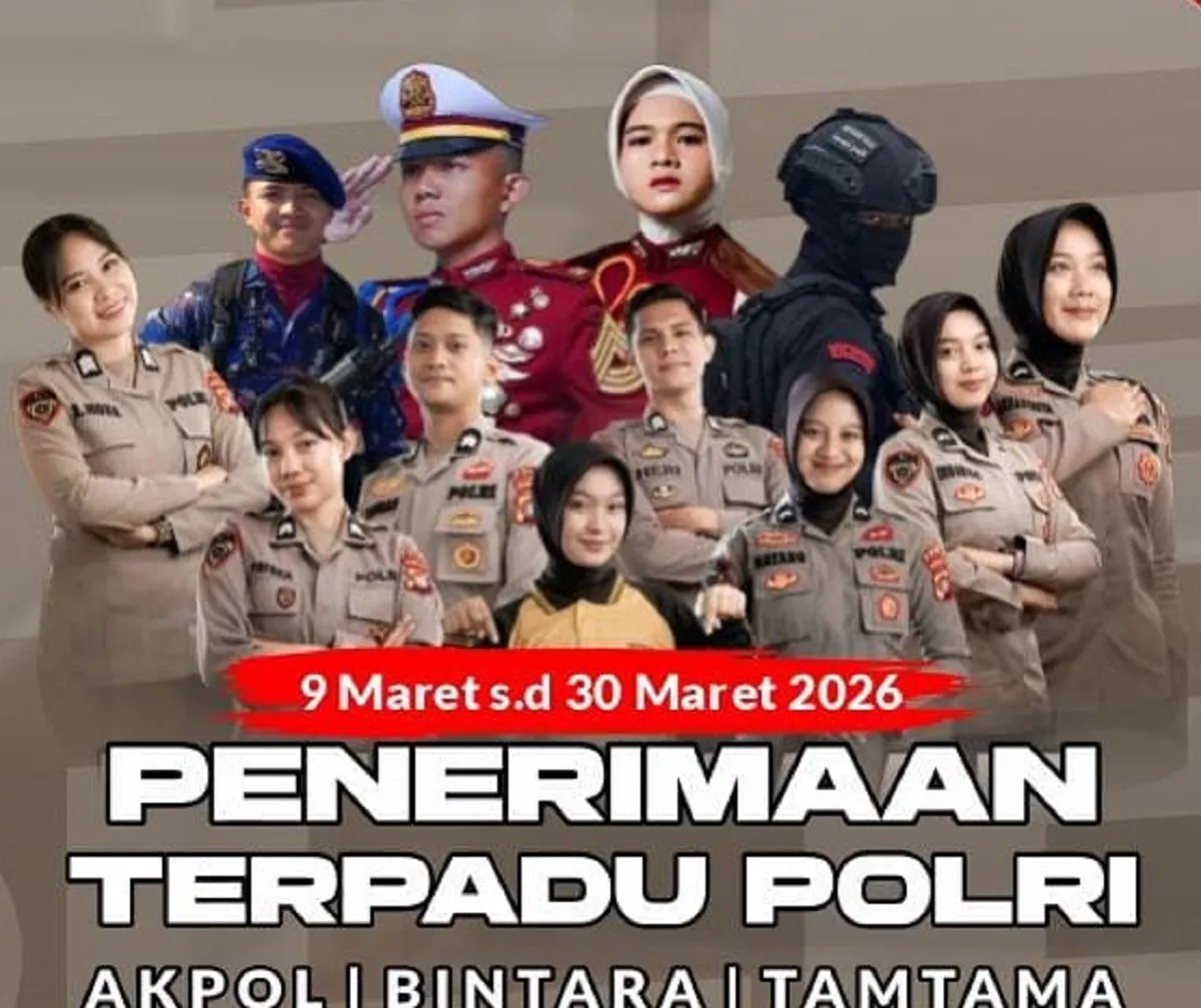 Polri Buka Rekrutmen Besar-besaran 2026: Cek Syarat Akpol, Bintara, dan Tamtama di Sini