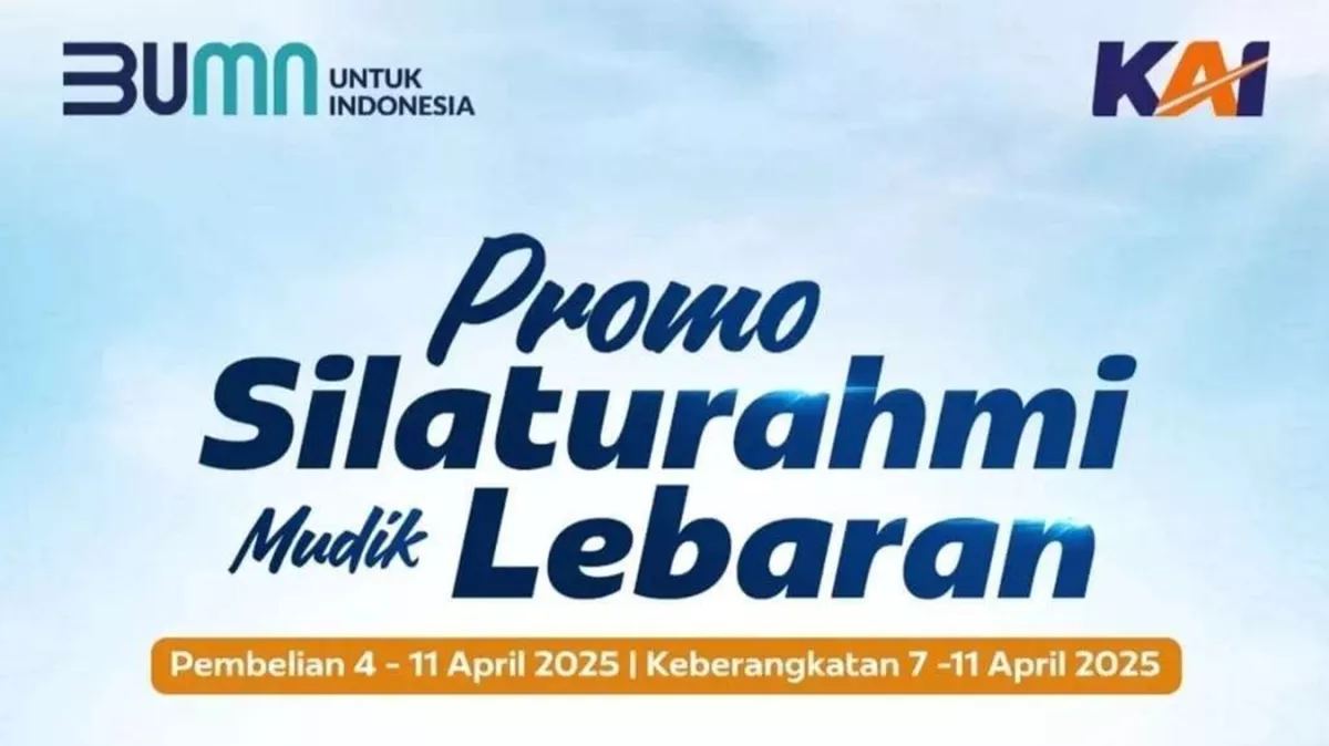 MUDIK BELAKANGAN! KAI Tebar Diskon 20% Lewat Promo Silaturahmi 2026 Hingga 1 April, Cek Cara Dapatnya
