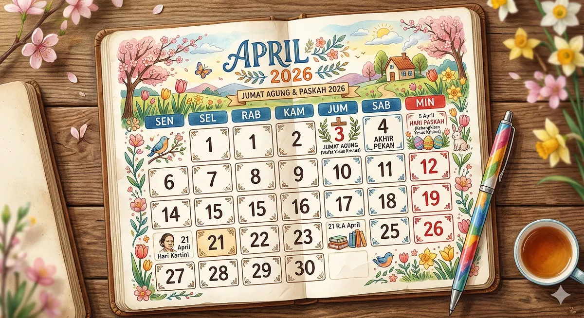 Daftar Long Weekend April 2026: Catat Tanggal Merah dan Jadwal Libur Panjangnya