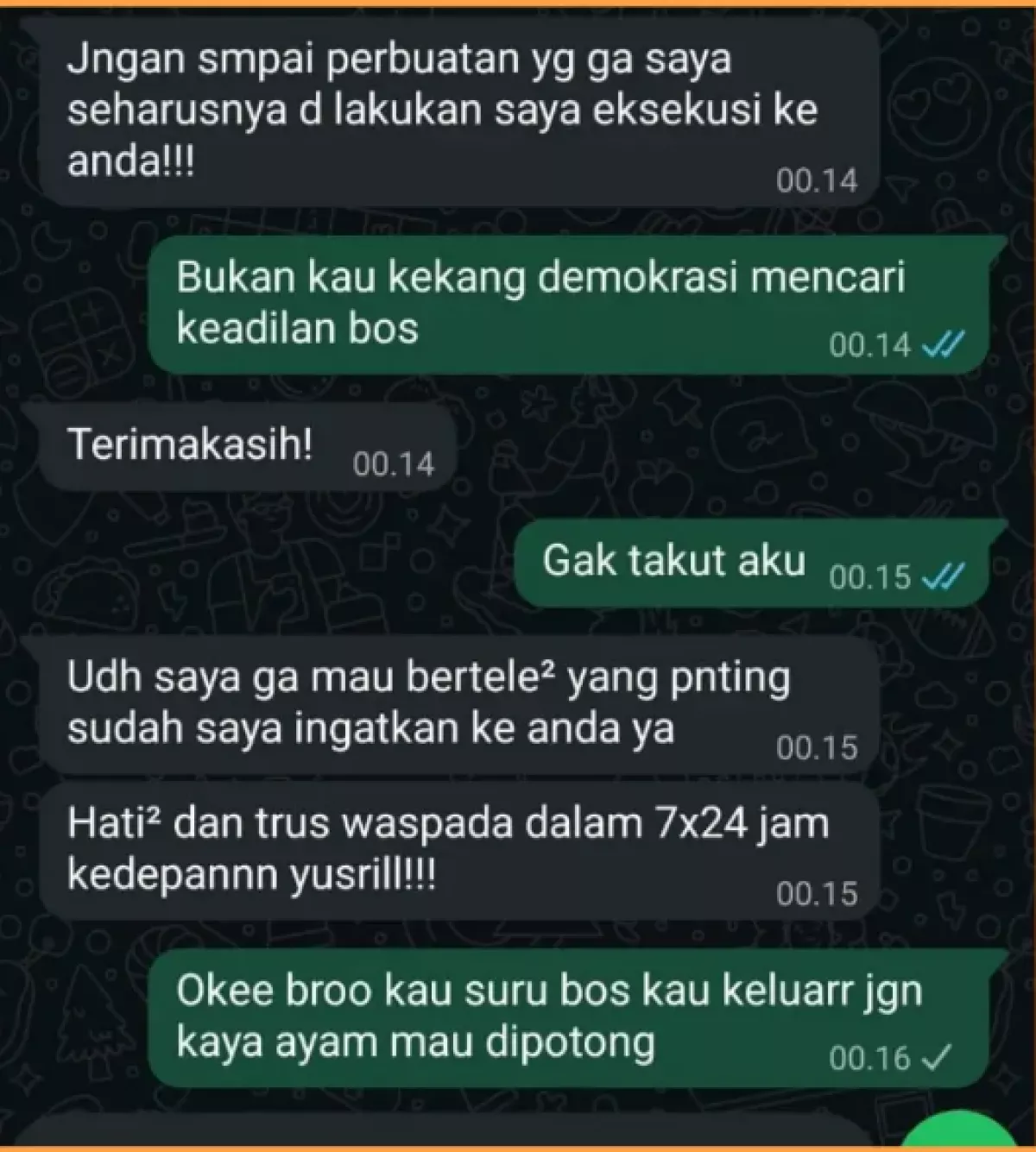 Ngeri! Ketua Badko HMI Sumut Diteror Usai Diskusi Kasus Air Keras: Hapus Video Jangan Sampai Saya Eksekusi Anda!