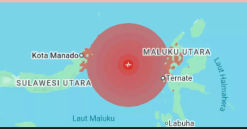 Gempa M 7,4 Guncang Manado, Warga Sempat Panik