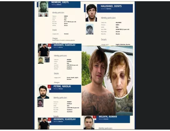INI WAJAH 6 PELAKU PEMBUNUHAN & MUTILASI IGOR KOMAROV DI BALI: Kabur Bertahap, Jadi Buronan Interpol, Terdeteksi di Bulgaria