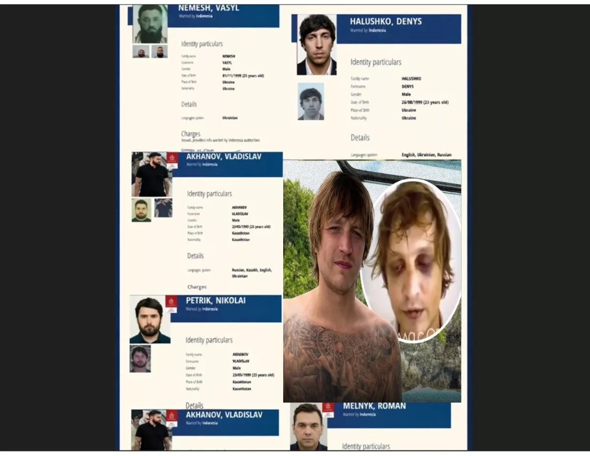INI WAJAH 6 PELAKU PEMBUNUHAN & MUTILASI IGOR KOMAROV DI BALI: Kabur Bertahap, Jadi Buronan Interpol, Terdeteksi di Bulgaria