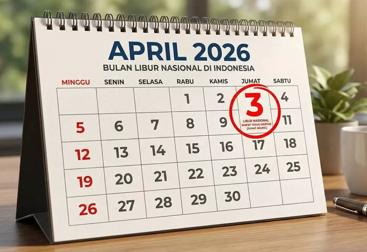 BESOK Tanggal Merah 3 April 2026: TOTAL LIBUR 3 Hari
