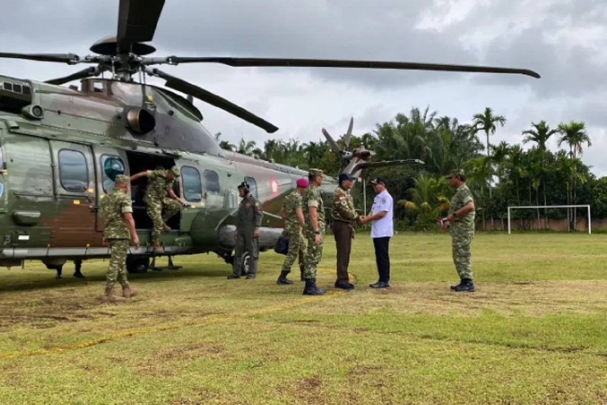 Menhan Sjafrie Tinjau Pembangunan Batalyon di Seluma, Disambut Pejabat TNI dan Pemda