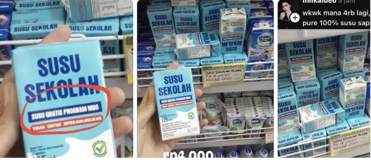 Lagi Viral, Susu Berlabel MBG Dijual Bebas di Minimarket, Ultrajaya dan BGN Buka Suara