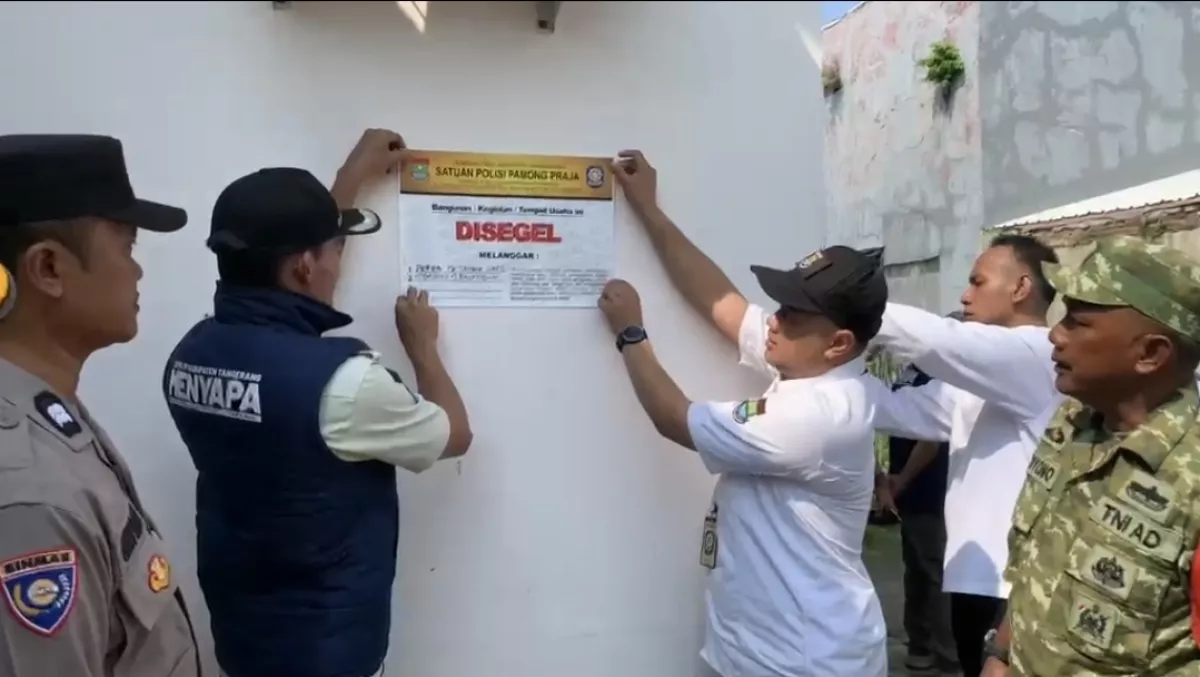 Persoalan Izin, Yayasan POUK Thesalonika Tangerang Disegel Satpol PP