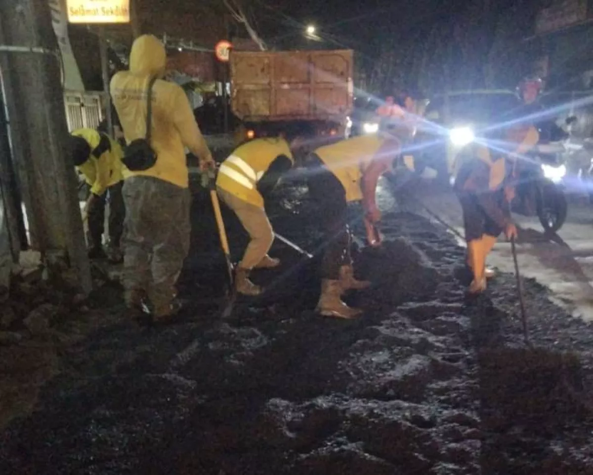 Jalan Rasuna Said Rusak Akibat Hujan, Pemkot Tangerang Percepat Perbaikan