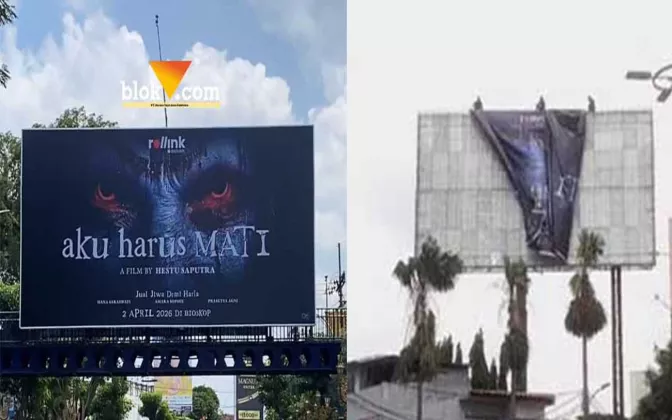 Resahkan Warga Jakarta: Baliho Horor 'Aku Harus Mati' Akhirnya Dicopot Satpol PP