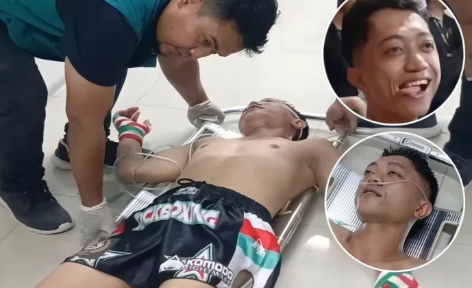 GAYA TENGIL HUSEIN PATI VIRAL: 'Ndelosor' Dihajar Jagoan Purwodadi, TKO Ronde 3