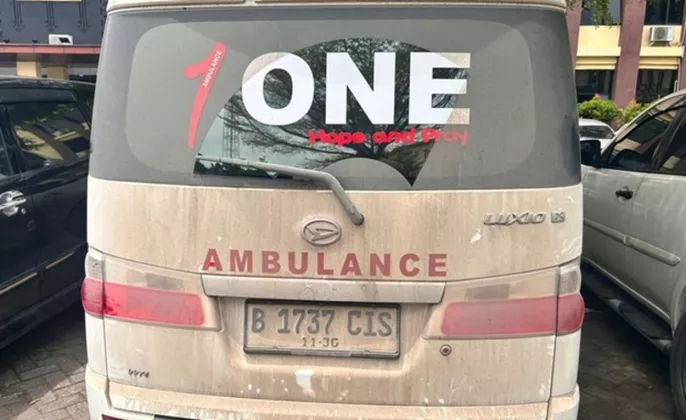 Ambulans NARKOBA Bawa SABU 15,7 KG Senilai Rp22,5 Miliar, 4 Pelaku Warga Tangerang