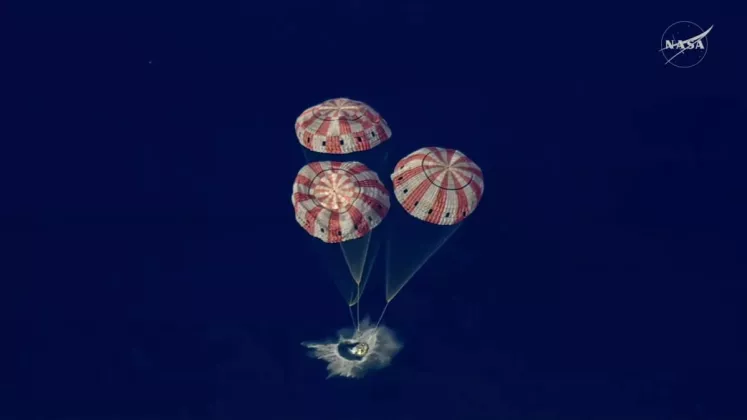 Misi Artemis II Berakhir, Kapsul Orion Mendarat Selamat di Samudra Pasifik
