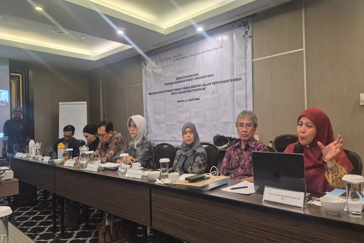 Eksaminasi FHUI Bongkar Kelemahan Putusan Kasus Kerry, Dugaan Tekanan Riza Chalid Dinilai Tak Terbukti