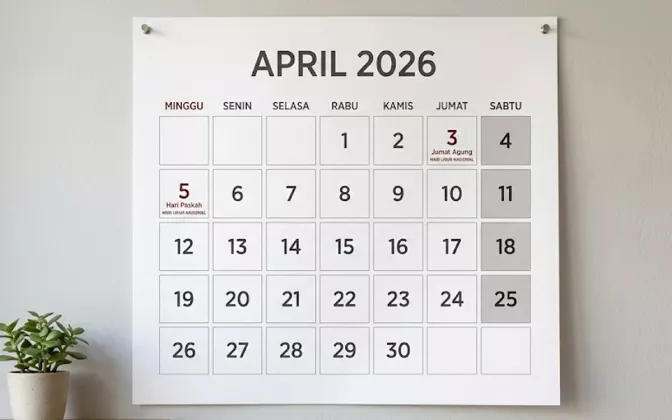 Resmi! Daftar Hari Libur Nasional dan Cuti Bersama 2026 Menurut SKB 3 Menteri
