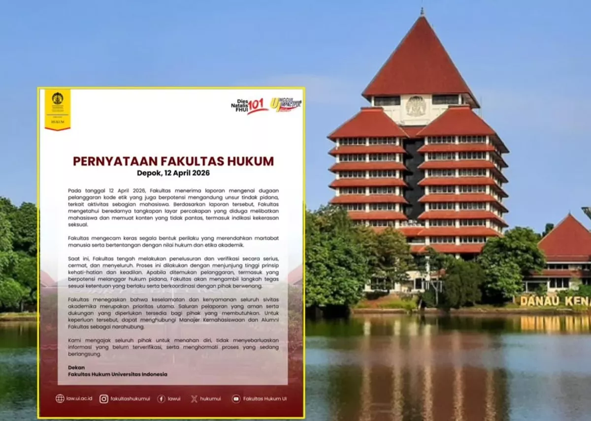 Fakta Kasus FH UI: Dari Skandal Grup Chat Mesum Hingga Respons Tegas Rektorat