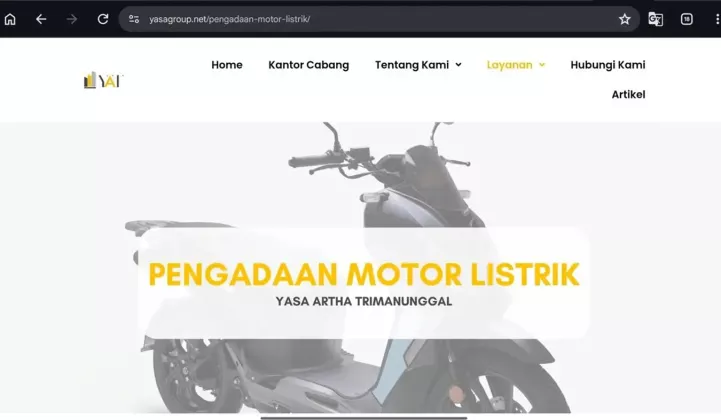 SKANDAL 'Motor Listrik Bos Dapur' Rp1,22 Triliun: Pemenang Tender PT Yasa Artha Trimanunggal Ternyata Pernah Terseret Korupsi Bansos