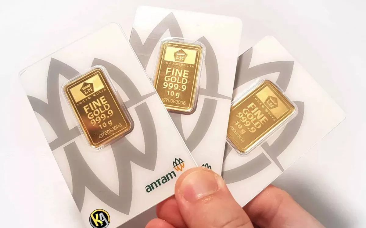 Harga Emas Antam Turun Rp5.000 Per Gram Hari Ini, Cek Daftar Lengkapnya!