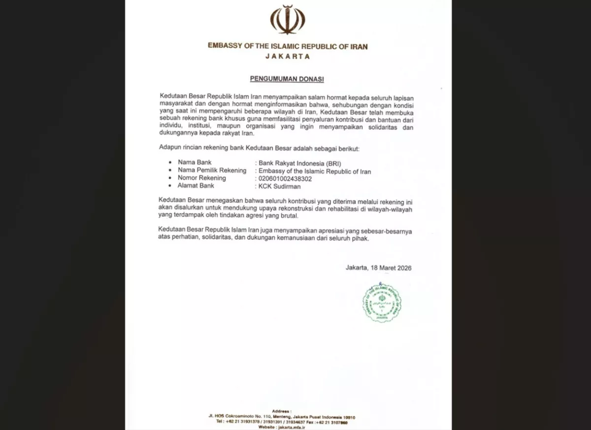 ALHAMDULILLAH! Donasi Rakyat Indonesia untuk Iran Tembus Rp 9 Miliar