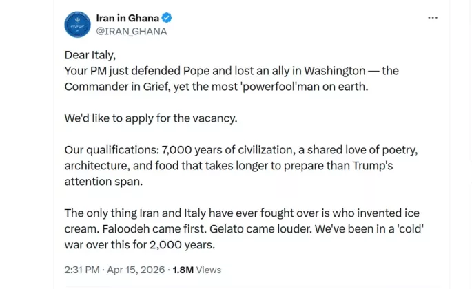 SATIRE Cerdas Iran Viral: GODA Italia Jadi SEKUTU, Trump Disindir Habis-habisan