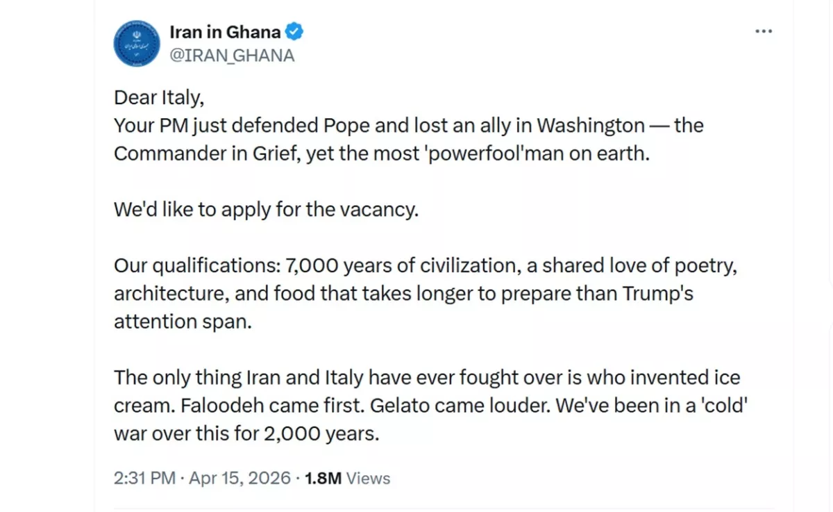 SATIRE Cerdas Iran Viral: GODA Italia Jadi SEKUTU, Trump Disindir Habis-habisan