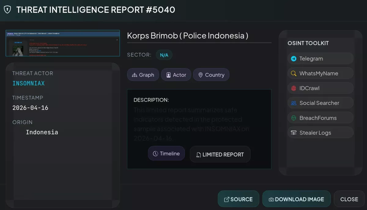 HEBOH! 2,49 Juta Database BRIMOB Diduga BOCOR di DARK WEB, Fakta atau Hoaks?