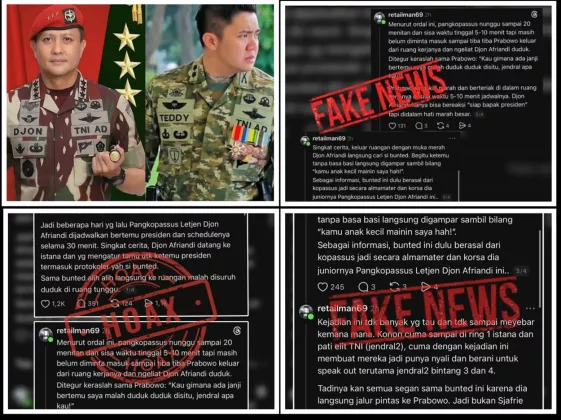 PenKopassus BANTAH Rumor Letjen Djon Afriandi GAMPAR Letkol Teddy Indra Wijaya yang VIRAL di Medsos: KABAR BOHONG Tak Ada Bukti Valid!