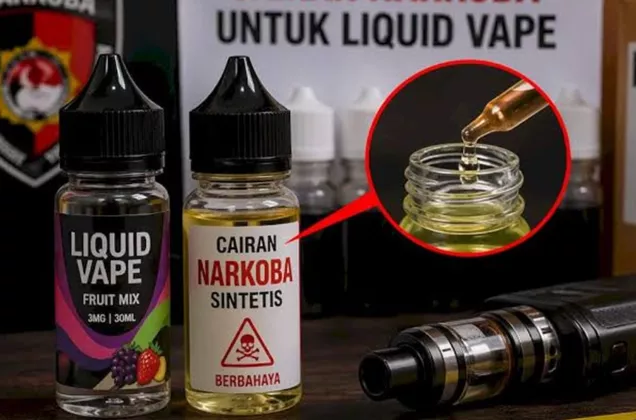 TREN FLY MEMATIKAN! Liquid Vape Narkoba Hantui Sumsel, Harga Rp5 Juta per Botol, Kenali Ciri-Cirinya