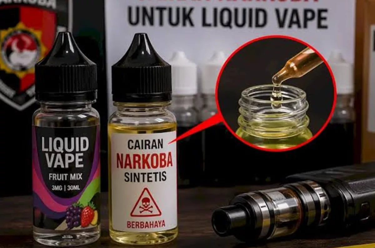 TREN FLY MEMATIKAN! Liquid Vape Narkoba Hantui Sumsel, Harga Rp5 Juta per Botol, Kenali Ciri-Cirinya