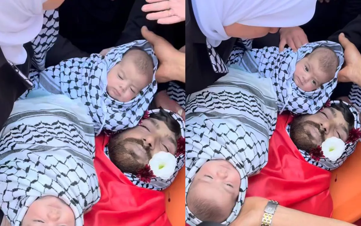 Ayah Tewas Ditembak, Bayi Kembar di Deir Dibwan Jadi Yatim Sejak Dini