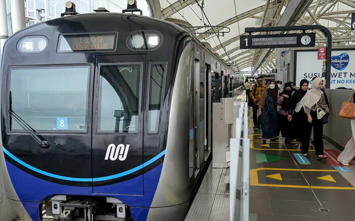 MRT Jakarta Raup Rp1,5 Triliun dalam Setahun!