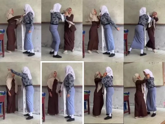 Klarifikasi Video Viral Langsa: Aksi 'Jambak Guru' TERNYATA Hanya Prank Ulang Tahun