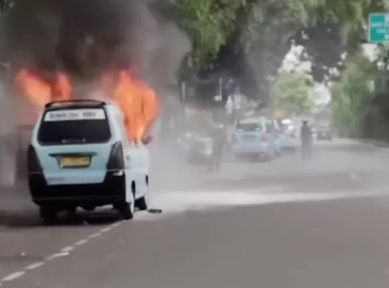 Sopir Angkot Disiram Bensin Lalu Dibakar Hidup-Hidup di Tanah Abang, Pelaku Masih Buron