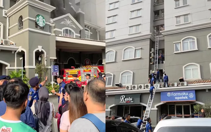 Apartemen di Tanjung Duren Terbakar, 13 Unit Damkar Dikerahkan ke Lokasi