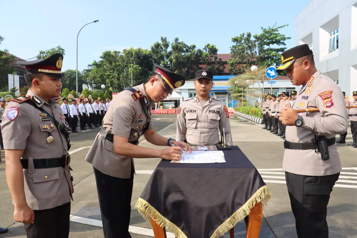 Kasat Lantas dan Samapta Polresta Tangerang Berganti 