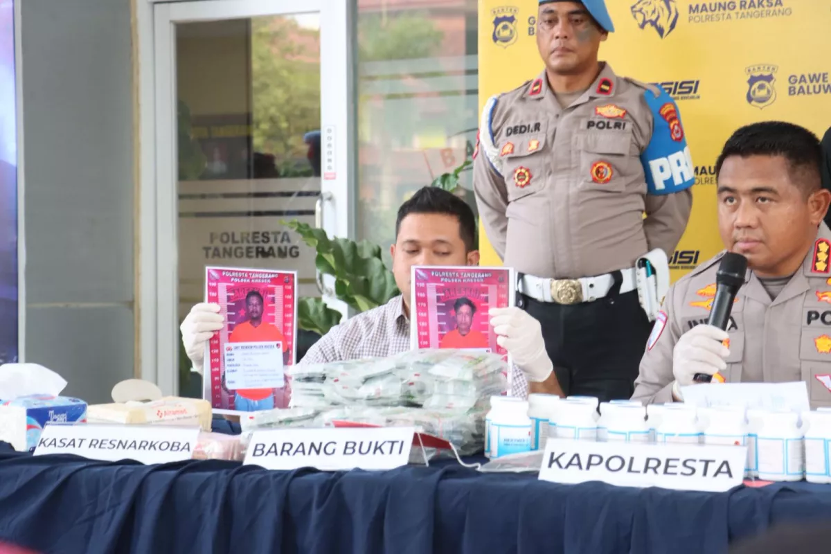 Bongkar Jaringan Obat Keras di Tangerang, Polisi Sita 37.700 Butir Tramadol dan Hexymer