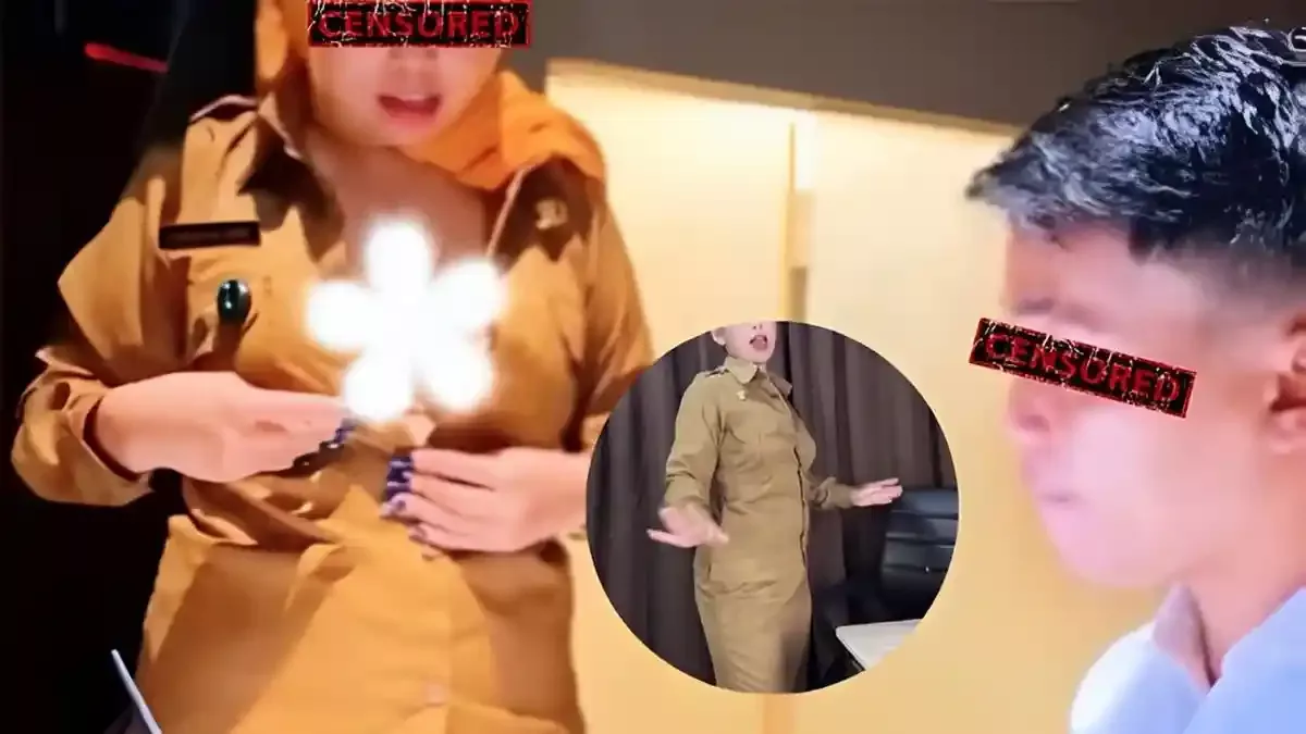 VIRAL! Video Adegan Panas 'Bu Guru Bahasa Inggris' di TikTok, Netizen Buru Link hingga Muncul Dugaan Settingan