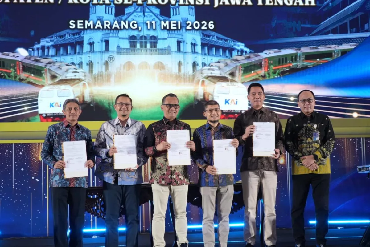 Perkuat Sinergi untuk Amankan Aset Negara, KAI Daop 6 Yogyakarta Lakukan MoU dengan BPN Jateng 