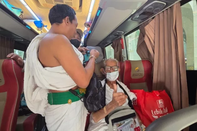 Usia 103 Tahun Tak Halangi Mbah Mardi Tunaikan Ibadah Haji di Tanah Suci