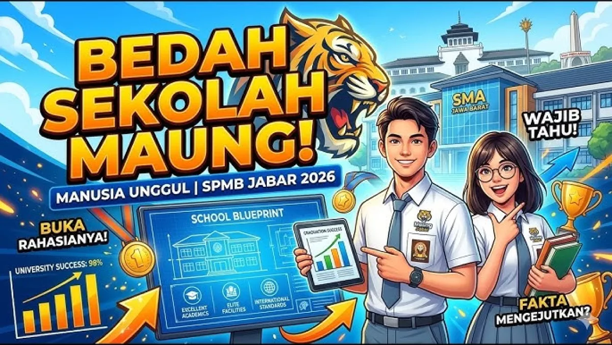 SPMB Sekolah Maung Jabar 2026 Dibuka 25 Mei, Tanpa Zonasi dan Khusus Jalur Prestasi