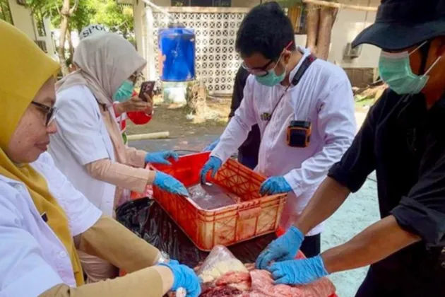 7.075 Hewan Kurban Diperiksa, Ratusan Kilo Jeroan Tak Layak Konsumsi