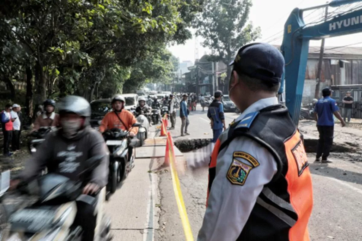 Pemprov DKI Terapkan Rekayasa Lalin di Lenteng Agung Arah Depok