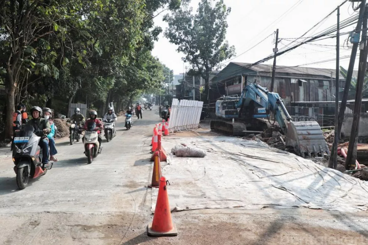 Jalan Ambles Lenteng Agung Akhirnya Rampung! Akses ke Depok Dibuka Bertahap