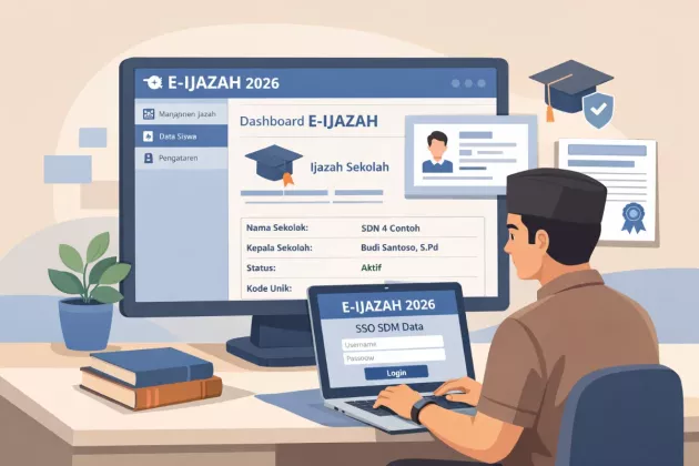 Fatal Jika Salah! Ini Penyebab E-Ijazah 2026 Bisa Gagal Dicetak, Operator Sekolah Harus Waspada!