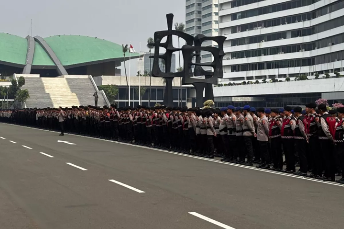 5.955 Personel Diterjunkan, Jakarta Bersiap Hadapi Gelombang Demo