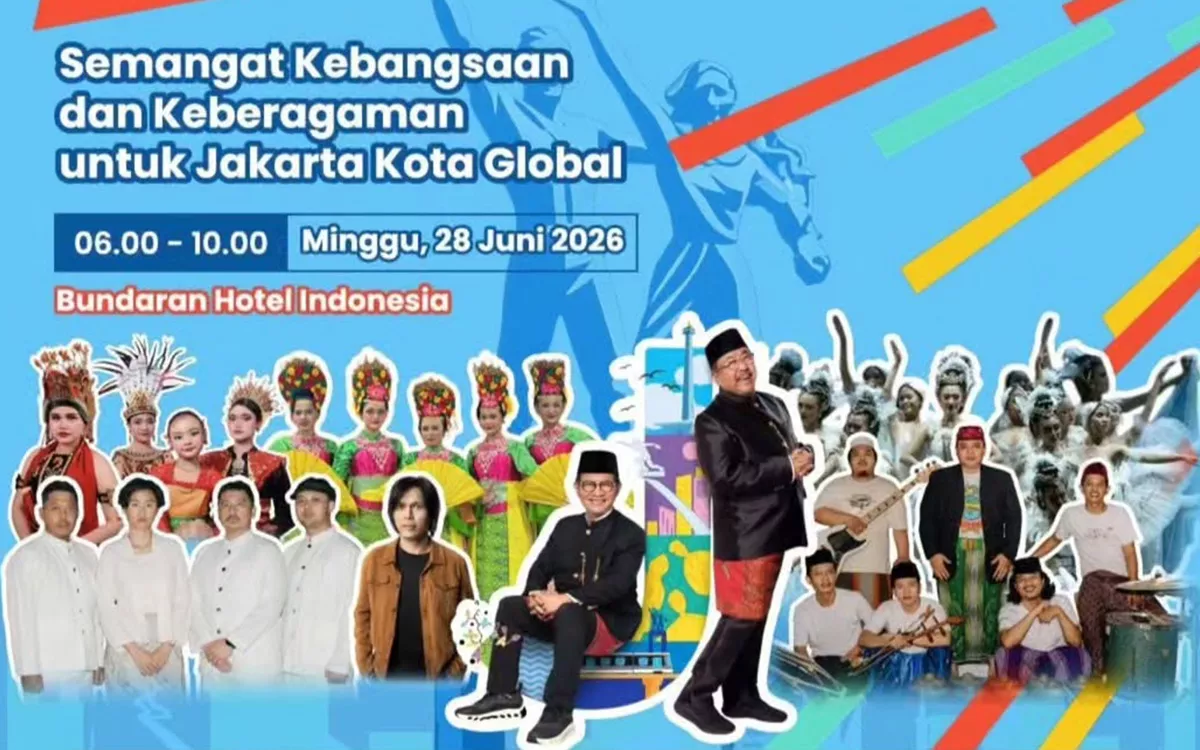 Jadwal & Rundown Jakarta Penuh Warna 2026: Hiburan Gratis di Bundaran HI 