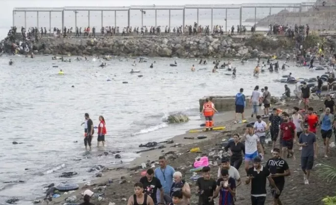 Tragedi Migran di Ceuta, Sedikitnya 100 Orang Tewas saat Ribuan Warga Maroko Masuk ke Wilayah Spanyol