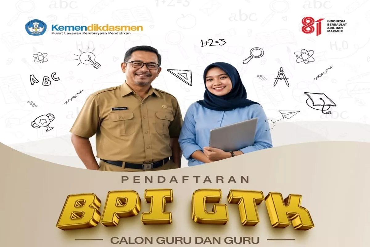 Jangan Terlewat! Beasiswa BPI GTK 2026 Dibuka, Guru Bisa Kuliah D4/S1 Gratis hingga 8 Semester