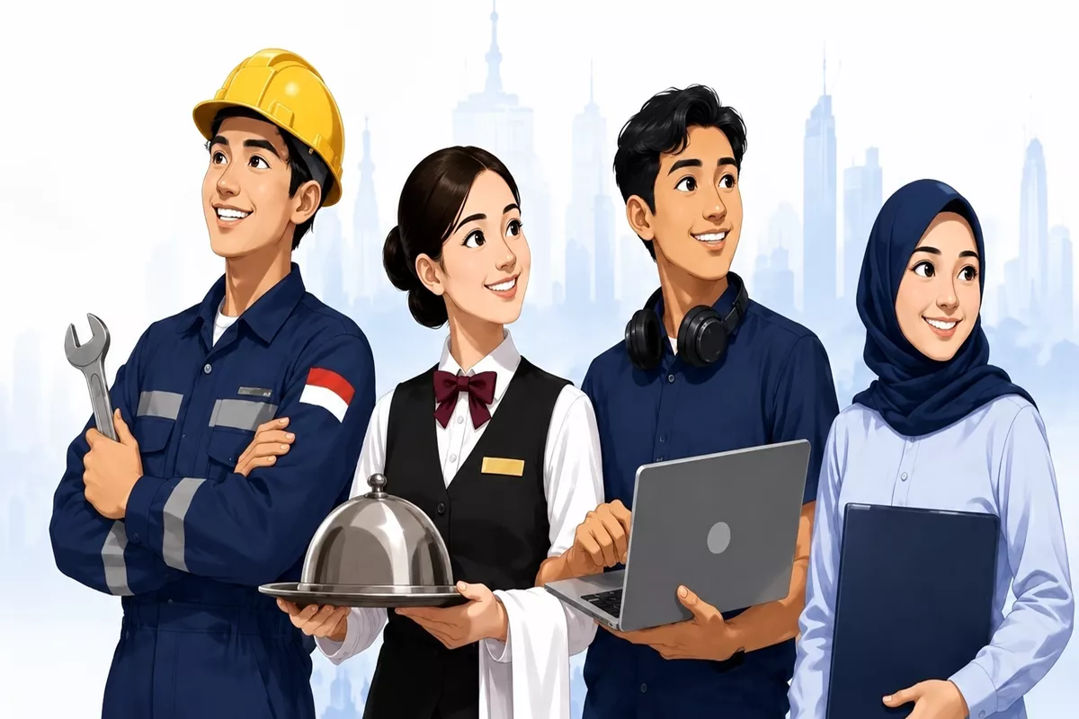 Mau Kerja ke Luar Negeri? SMK Go Global Buka Pelatihan untuk 40 Ribu Peserta, Ini Syaratnya!